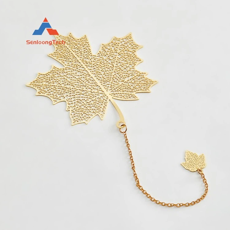 leaf shaped metal links charms for jewelry